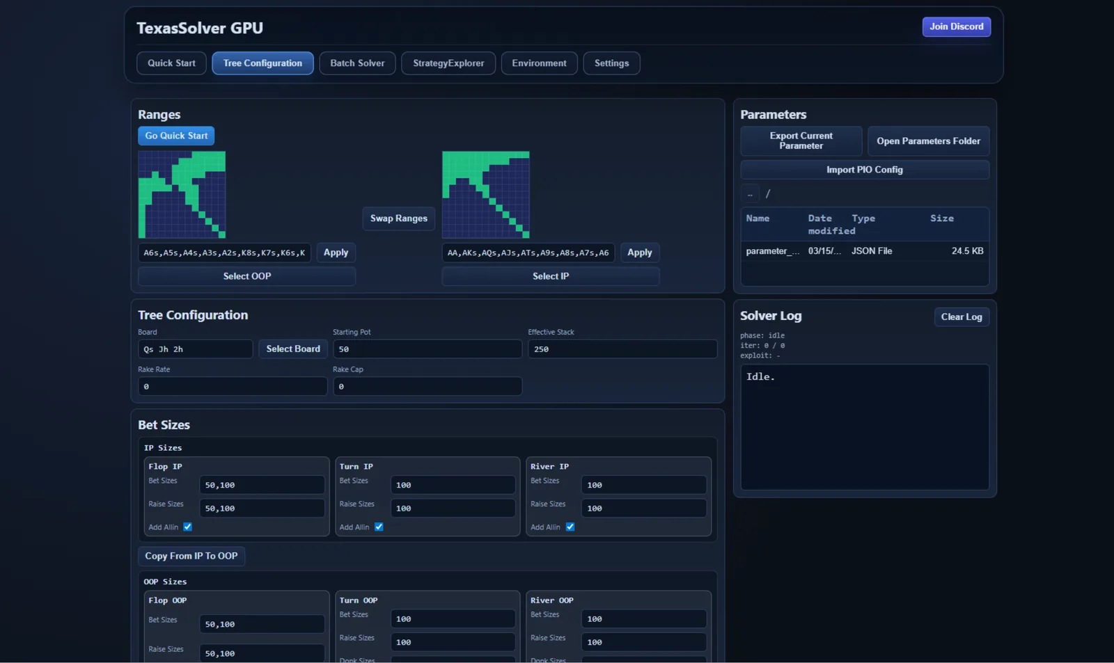 TexasSolver GPU tree configuration